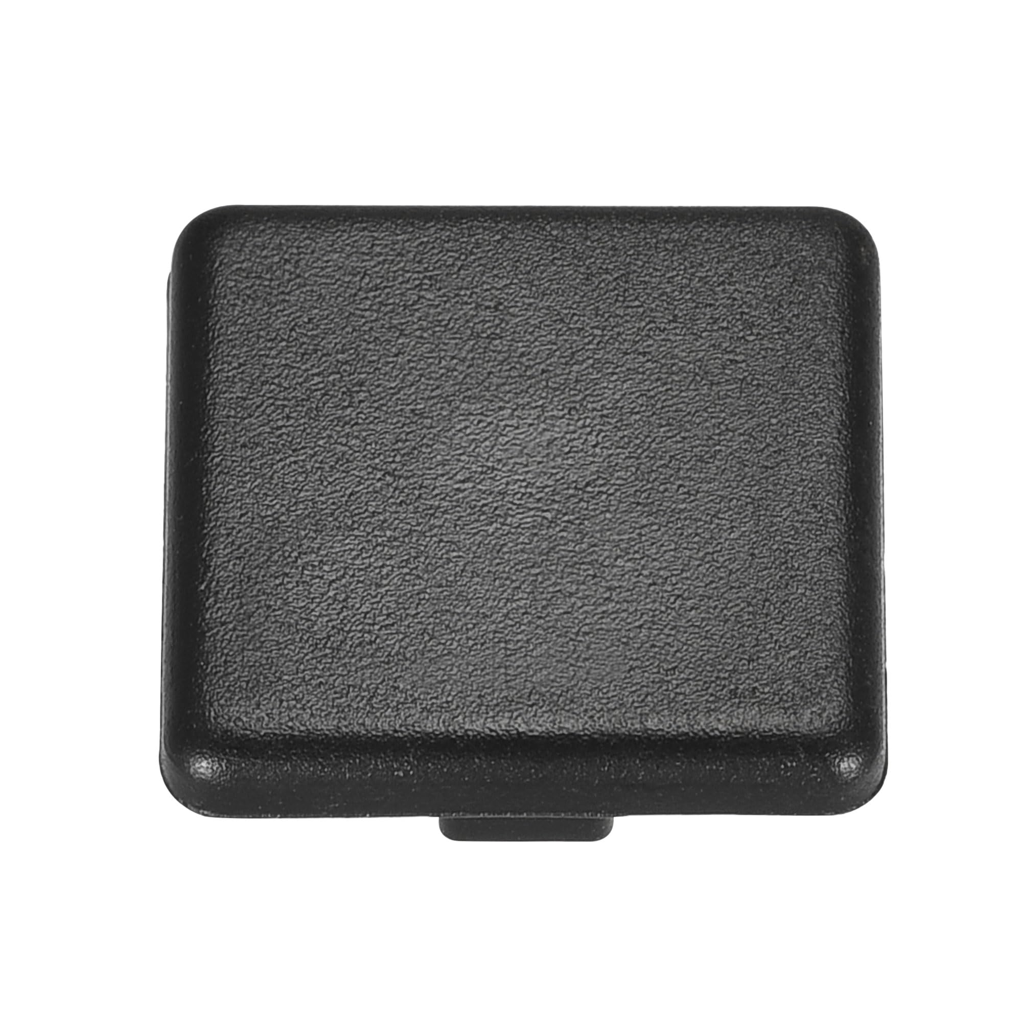 uxcell 3030 EU Standard Profile End Cap, Plastic Square Aluminum Extrusion Plug for Trolley, Fish Tank Rack, Storage Rack, Black 30x30mm 10pcs