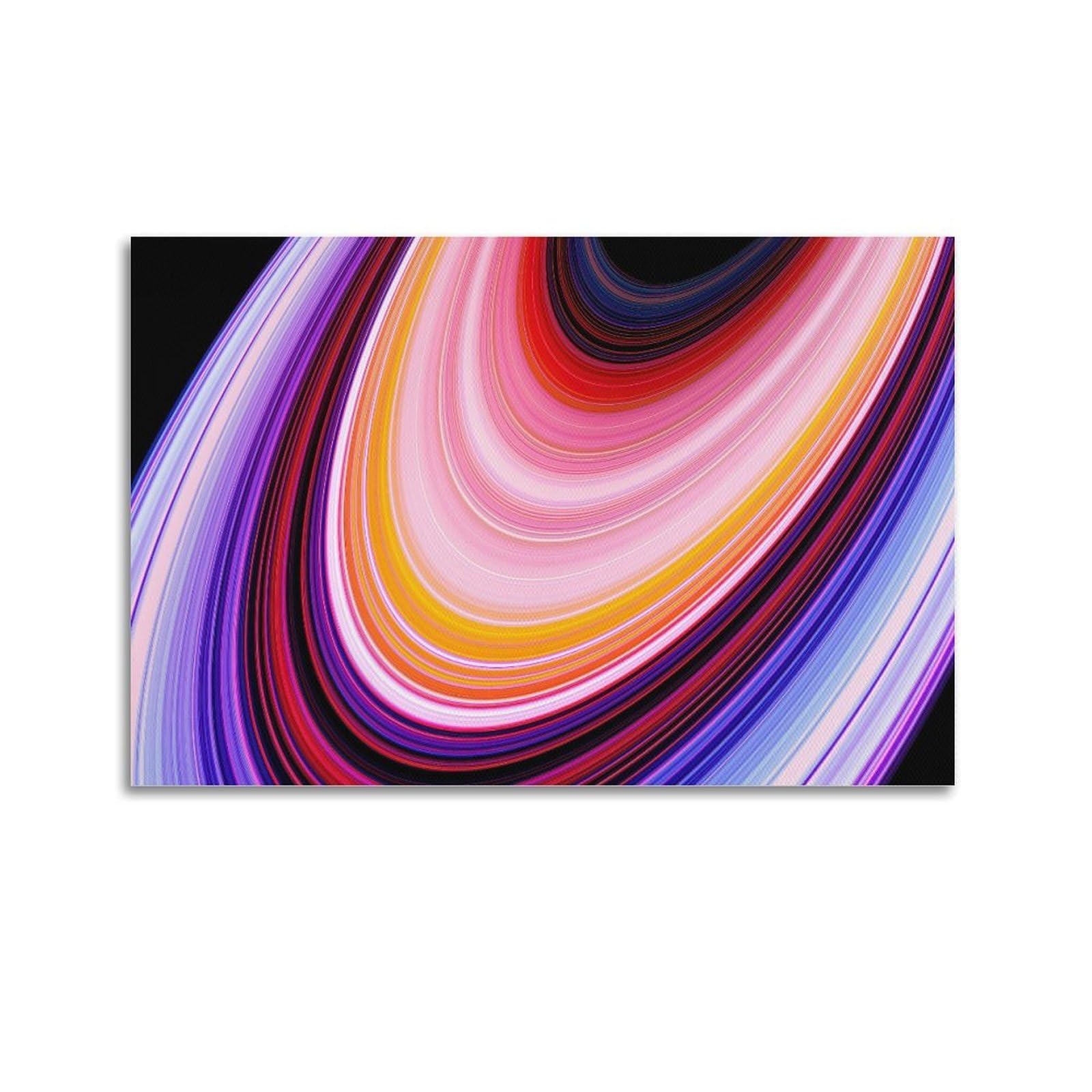 OKAHYS Planetary Rings Ultrawide Space Poster Decorative Painting Canvas Wall Artworks Picture 20x30inch(50x75cm)