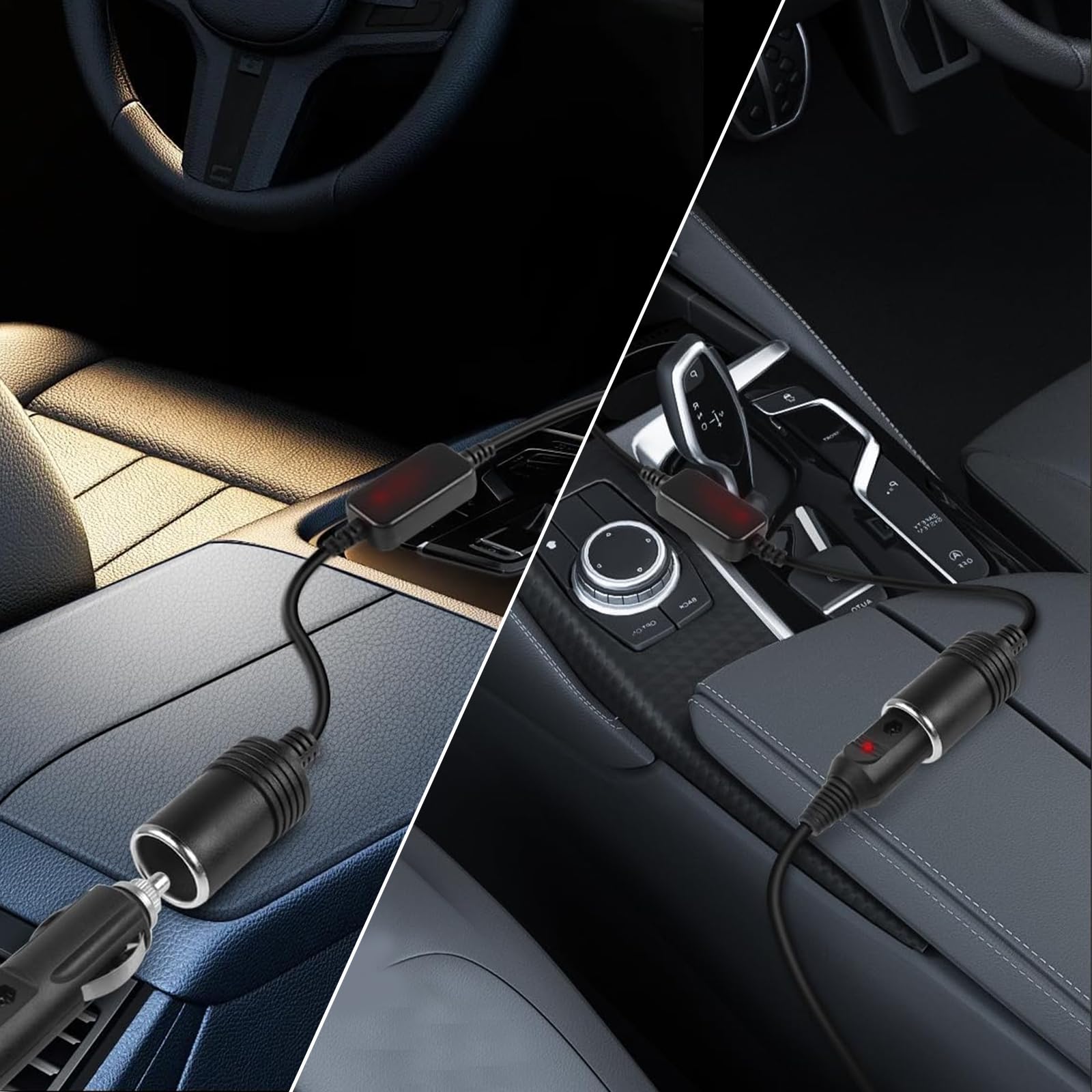 Convertisseur USB A Vers Allume-Cigare 12V 1A – Câble USB 5V → 12V Pour GPS, Dashcam, LED Voiture