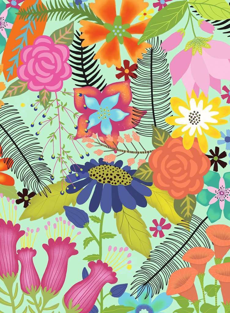 Adult puzzle 500 Teile - Blumenjungle, Multicoloured, 19.5 x 14.0 - Image 2