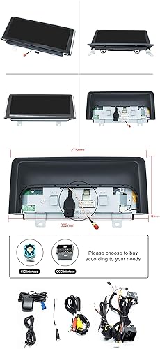 Miniatura 7 de Navegador GPS del coche Android 12 Auto estéreo para BMW X5 E70 X6 E71 con sistema iDrive retenido 10.25 pulgadas IPS pantalla táctil CarPlay