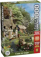 Quebra-cabeça 1000 peças Casa no Lago - Grow
