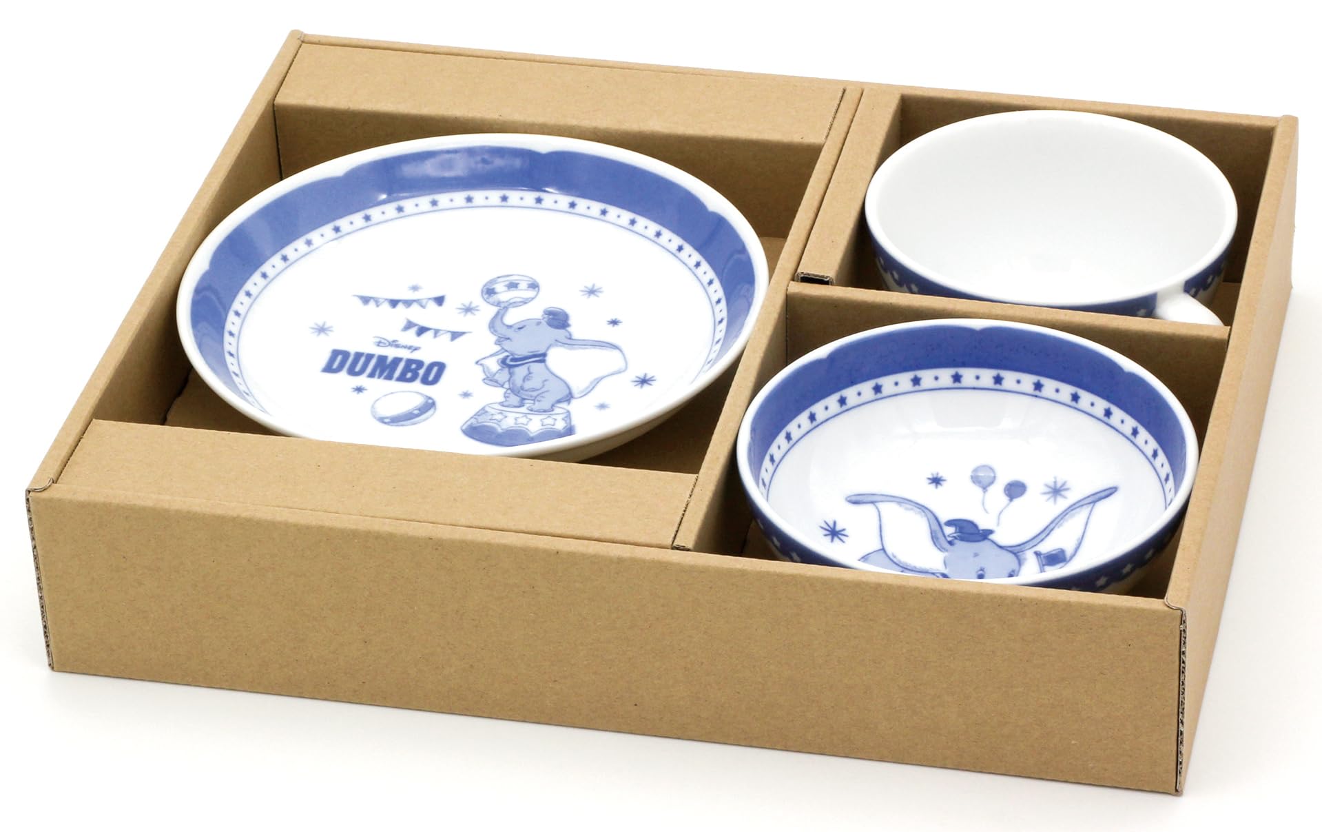 Amazon.co.jp: 三郷陶器 食器セット ベビー食器 セット ダンボ ダンボ