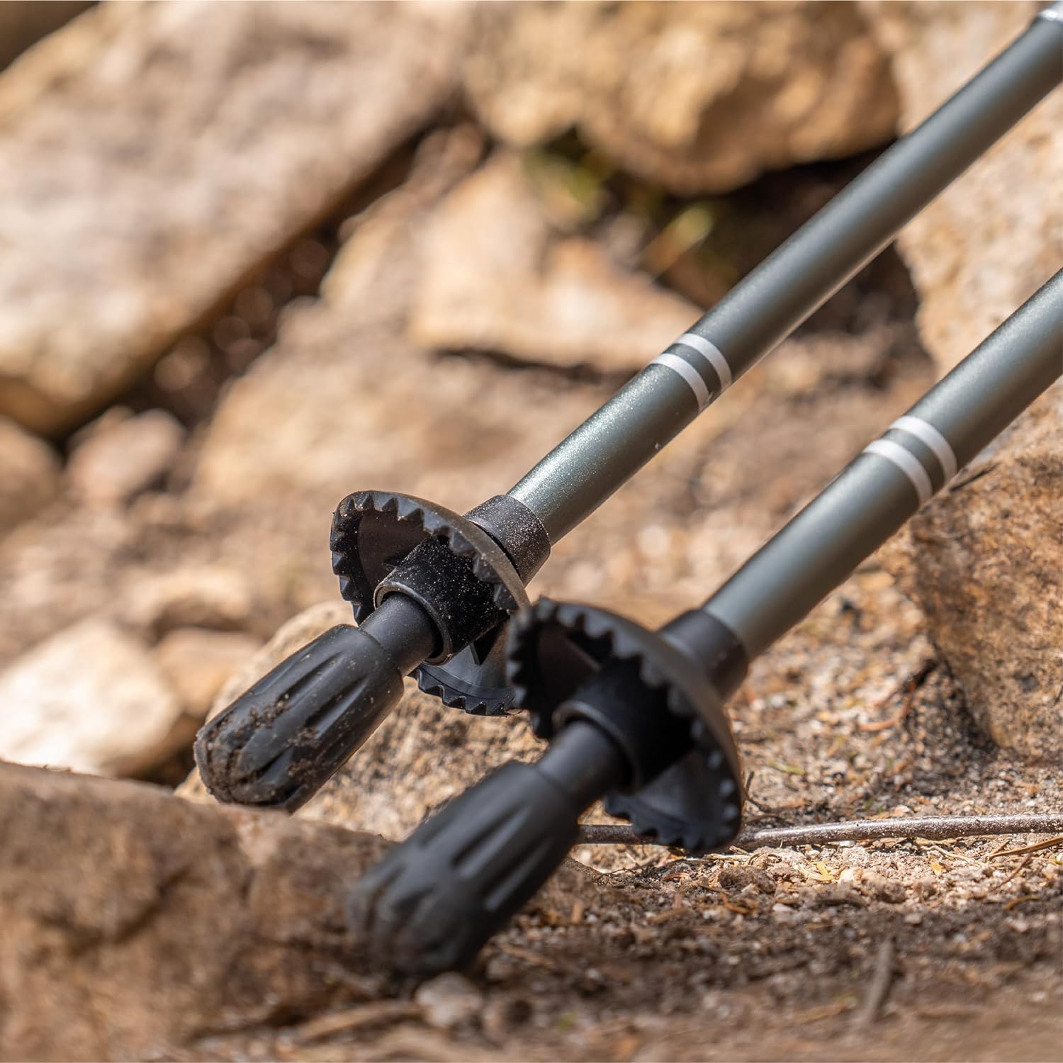 Set di 8 bastoncini per nordic walking in gomma per bastoncini da passeggio, bastoncini da trekking, tampone in gomma di ricambio per asfalto – ghiaia e montagna（A,B）