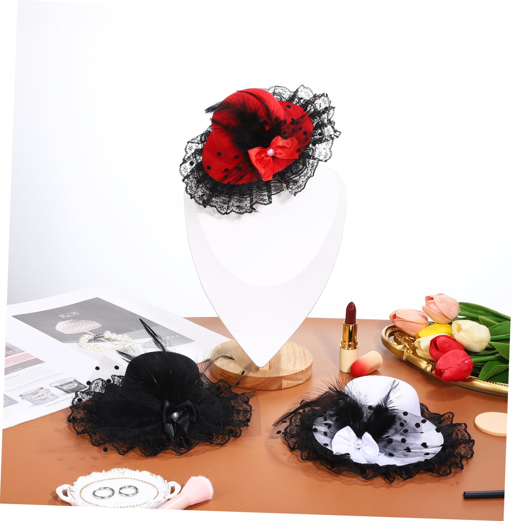 minkissy Sombrero Accesorios Para El Cabello Pequeño Malla Elegante De Moda Señoras Fascinador De Mujeres Sombreros De Evento Fascinator Sombreros Pluma