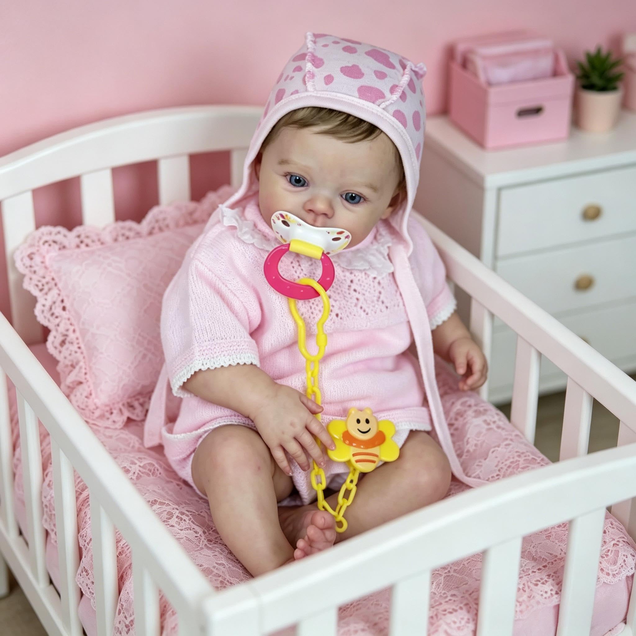 Reborn Baby Dolls silikonowe na całe ciało, 45 cm, realistyczna lalka dla noworodka, zmywalna, miękki, winylowy, silikon, prawdziwe życie, Reborn lalki z akcesoriami do zabawek