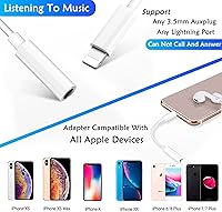 Vista 5 de Elook Car Cassette Aux Adapter Kit, with A Smartphone to 3.5 mm Headphone Jack Adapter for Phone, MP3 ect. Black