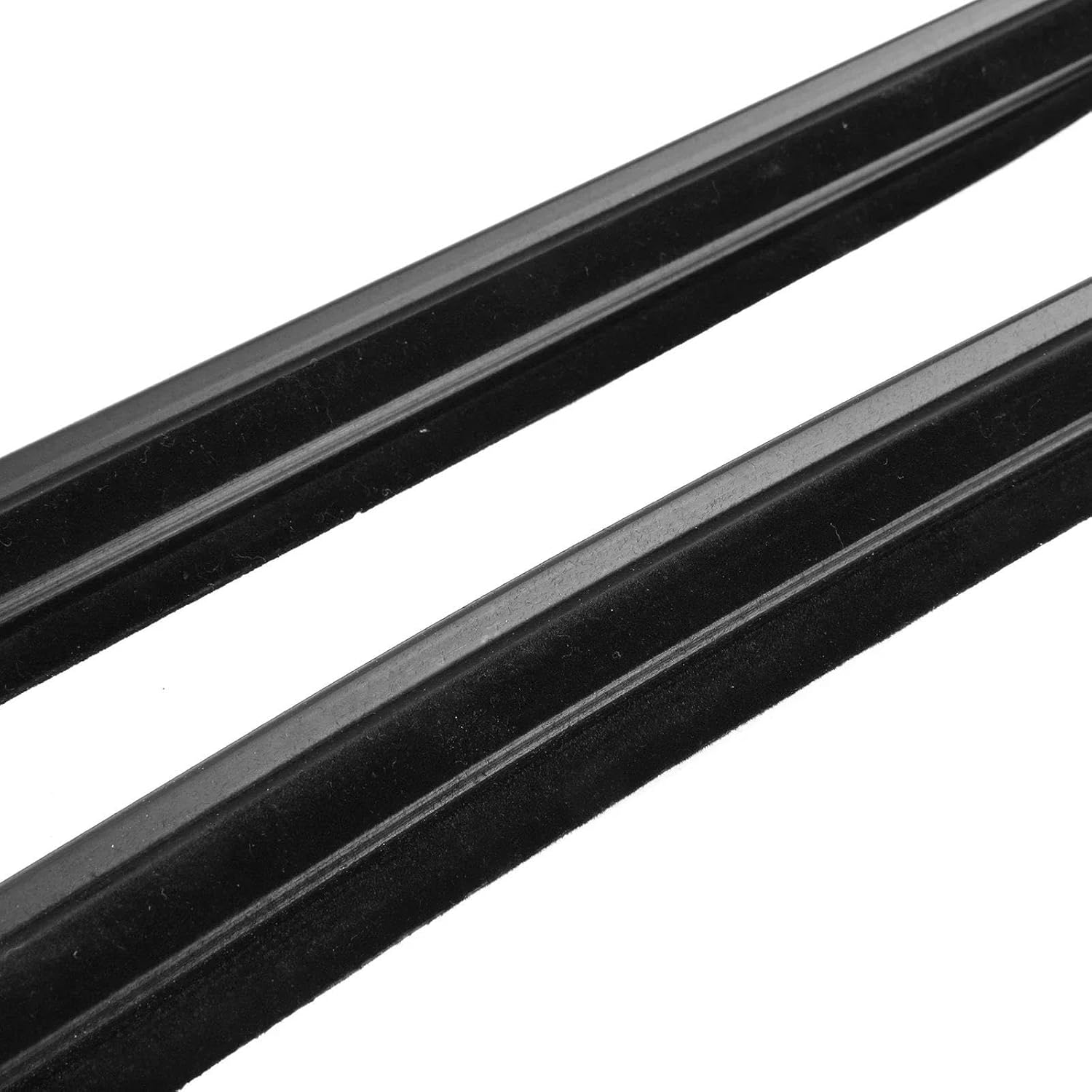 車の窓ウェザーストリップ 4個入り 車用サイドウィンドウシーラントストリップ ウィンドウシール ウェザーストリップ 防水ウェザースト