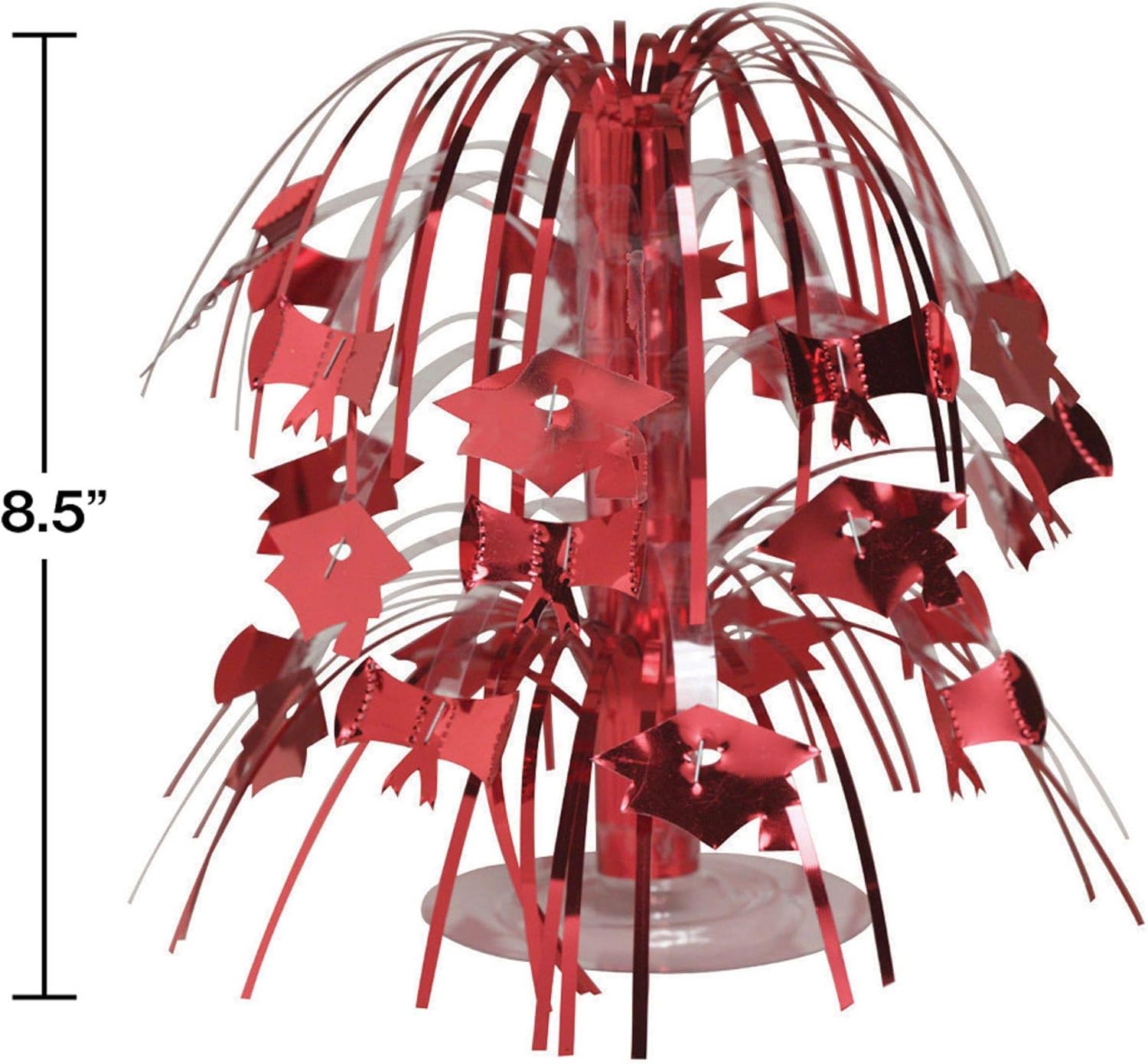 Pack of 12 Classic Red Mini Cascade Centerpiece Graduation Party Decorations 8.5"