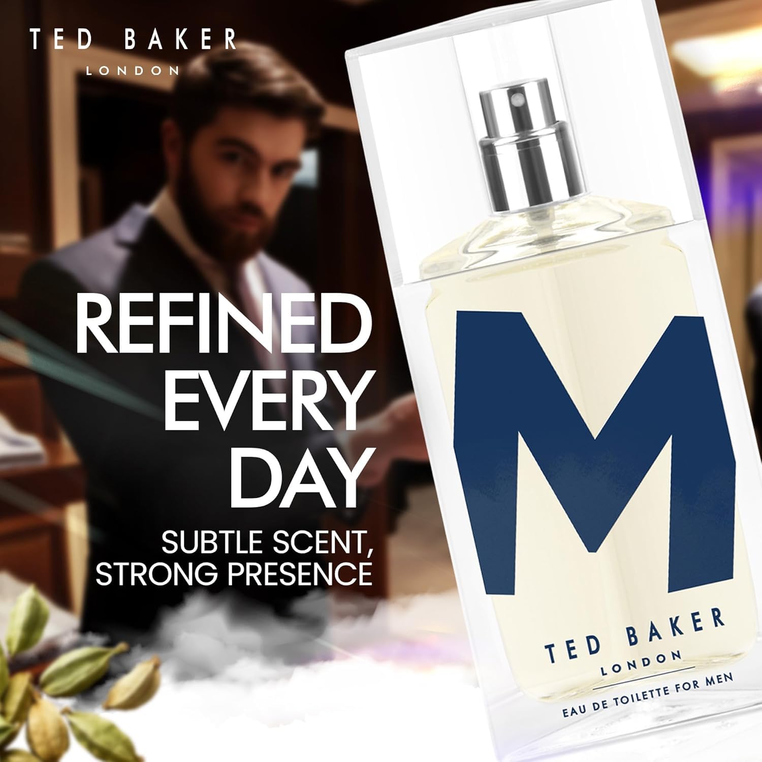 Amazon.com: Ted Baker M EDT, Unique Notes of Tonka Bean and