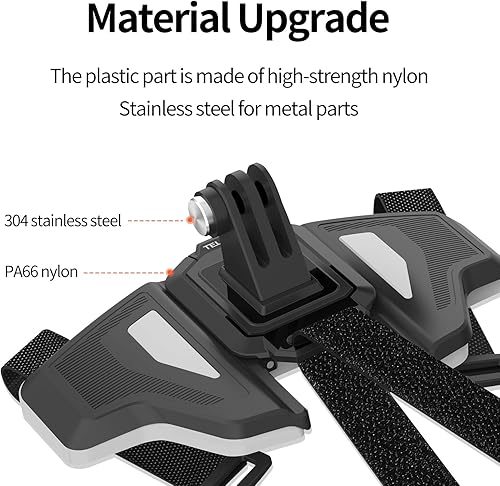 Miniatura 8 de Soporte para casco de motocicleta con abrazadera para GoPro Max Hero 12 11 10 9 8 7 6 5, Insta360 X3 Go 3 Ace Pro, AKASO, DJI Action 3 4, DJI Osmo