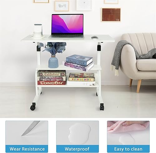 Miniatura 5 de Escritorio para computadora escritorio de oficina escritorio plegable pequeño escritorio de oficina en casa para espacios pequeños mesa de estudio