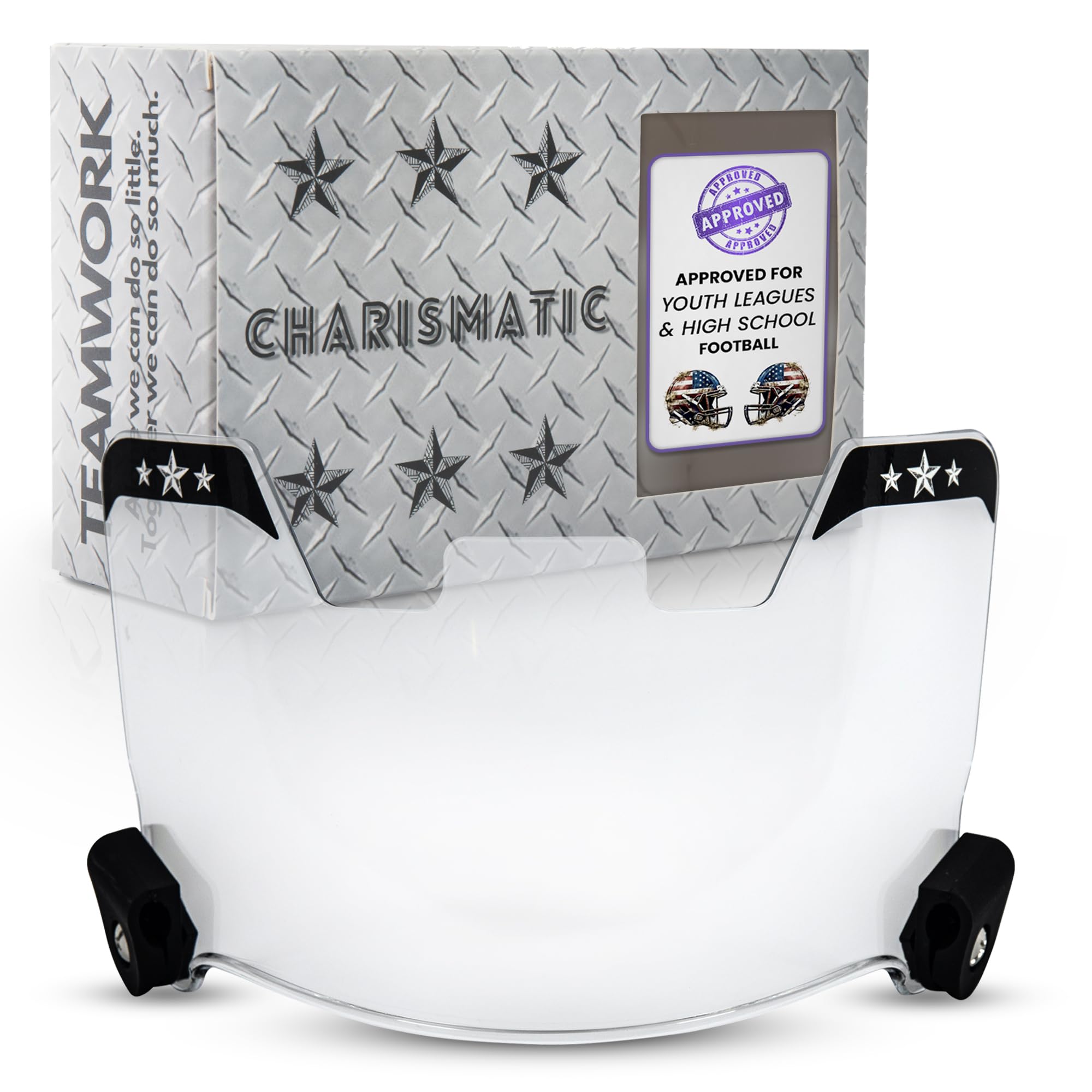 CHARISMATIC Clear Football Visor