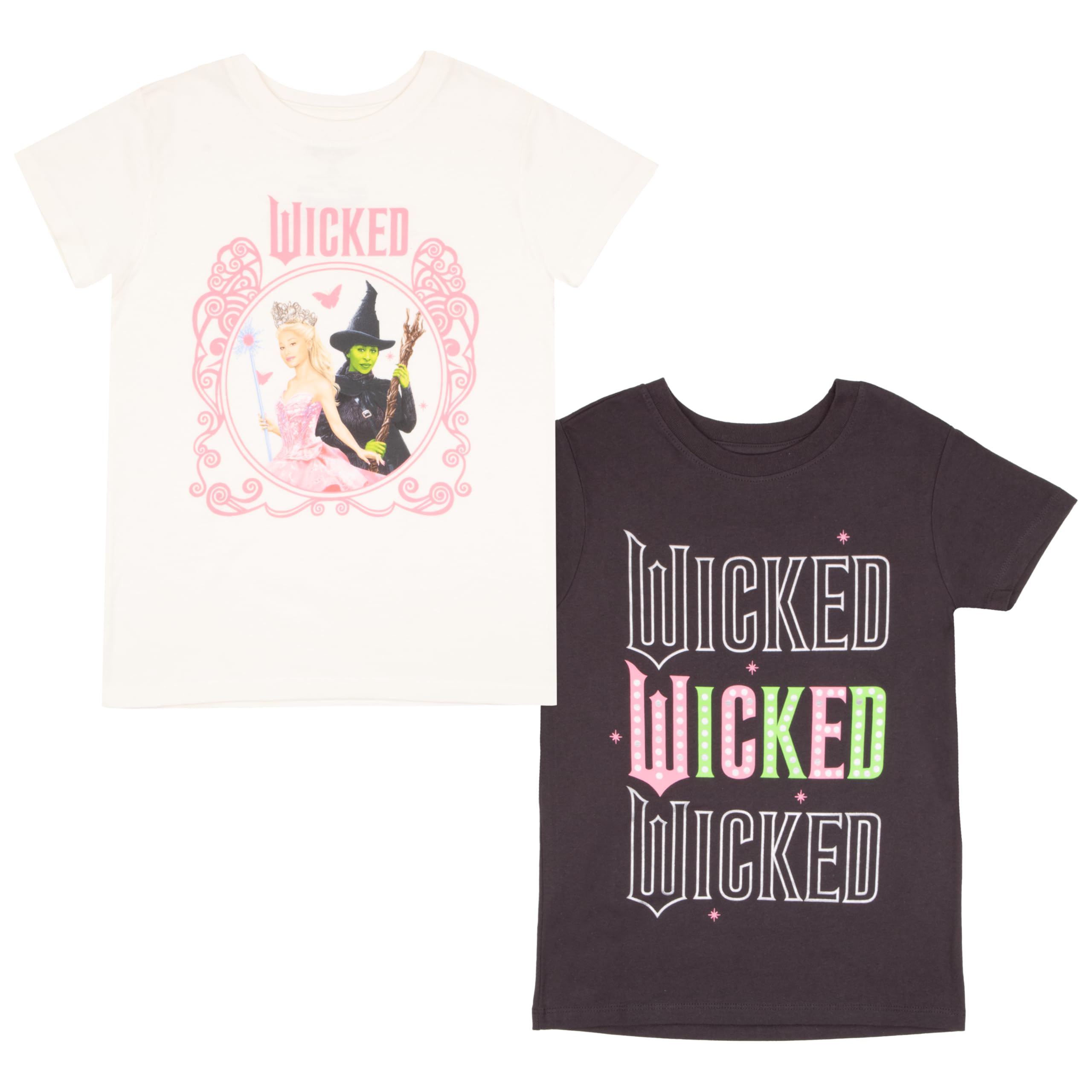 wicked Confezione da 2 magliette a maniche corte con stampa grafica per bambini