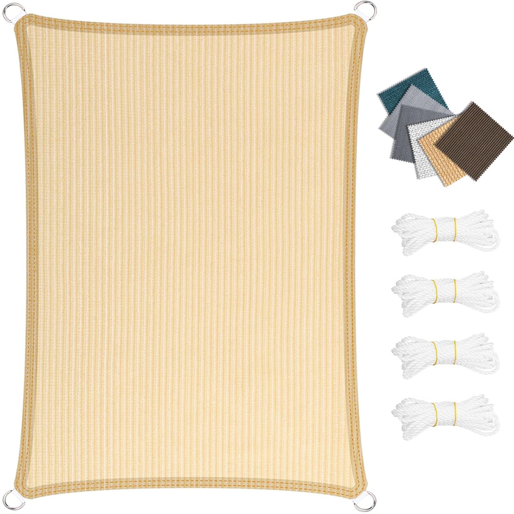 QSPNVFB Ersatz-Sonnenschirm-Stoffbezug Ersatzdach T Produktbild-Vorschau 3