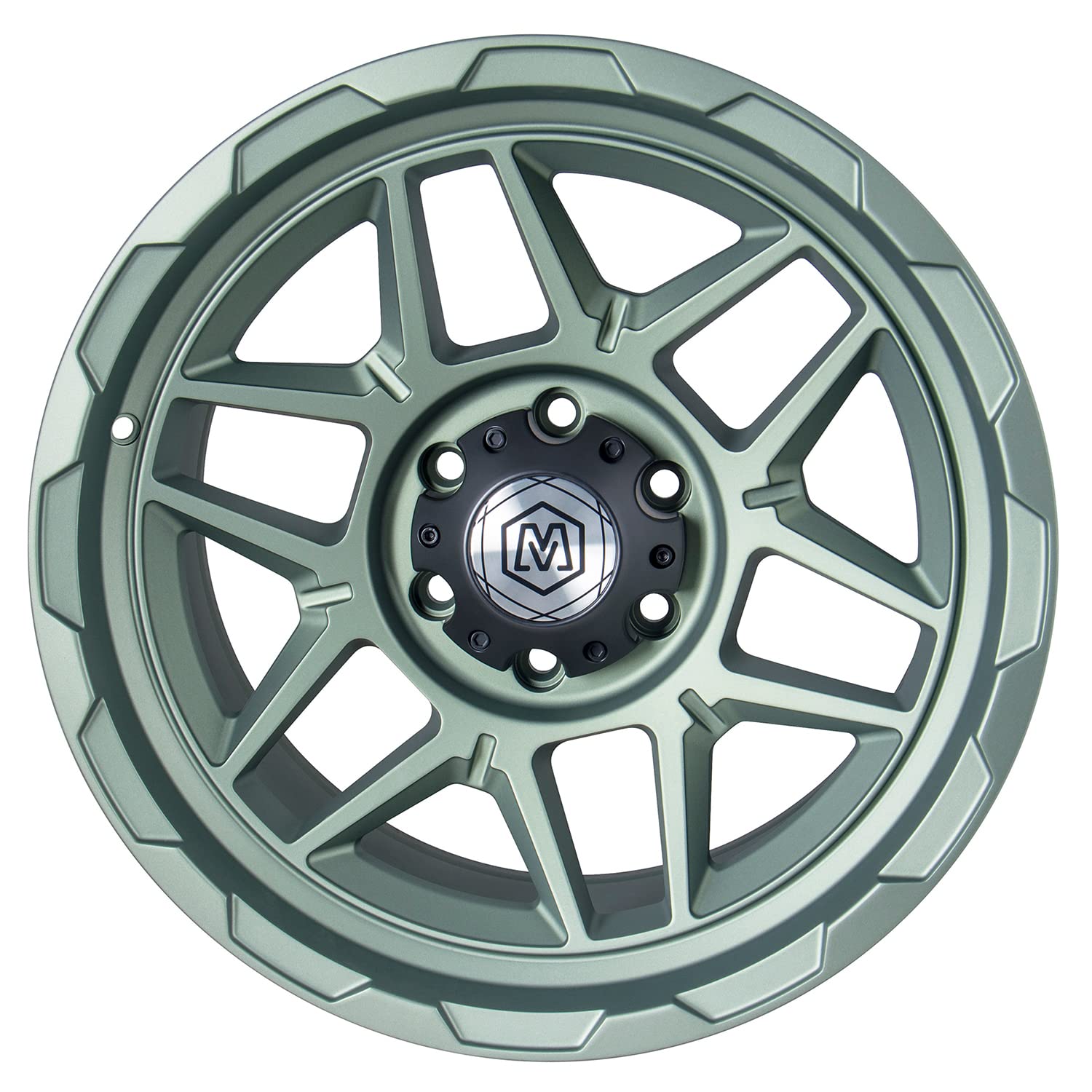 Michael Pro 18 inch Wheel - Compatible with 4x4 18" Ford F-150 - Upgrade Your truck's Look and Performance with The Wheel - Green