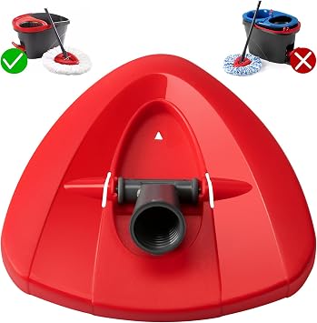 Spin Mop Replacement Base for O-Ceda EasyWring 1 Tank System Replace Head | Plastic Mop Base Part for Oceda Mop Head Replacement, Rotating Triangle Easy Cleaning Base for Spin Mop Accessories