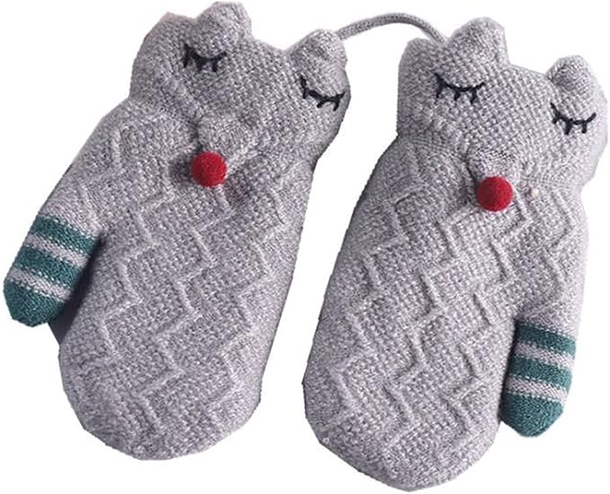 YWINETO Baby,Clothing,Baby Boys 0-24m,Accessories,Gloves & Mittens Baby String Mittens Toddlers Gloves Baby Infant String Mittens Winter Warm Mitts Full Finger Gloves Magic Child Snow Ski Gloves Mittens on a String Wool Cute Baby Bike Glove Knit Gloves Warmer