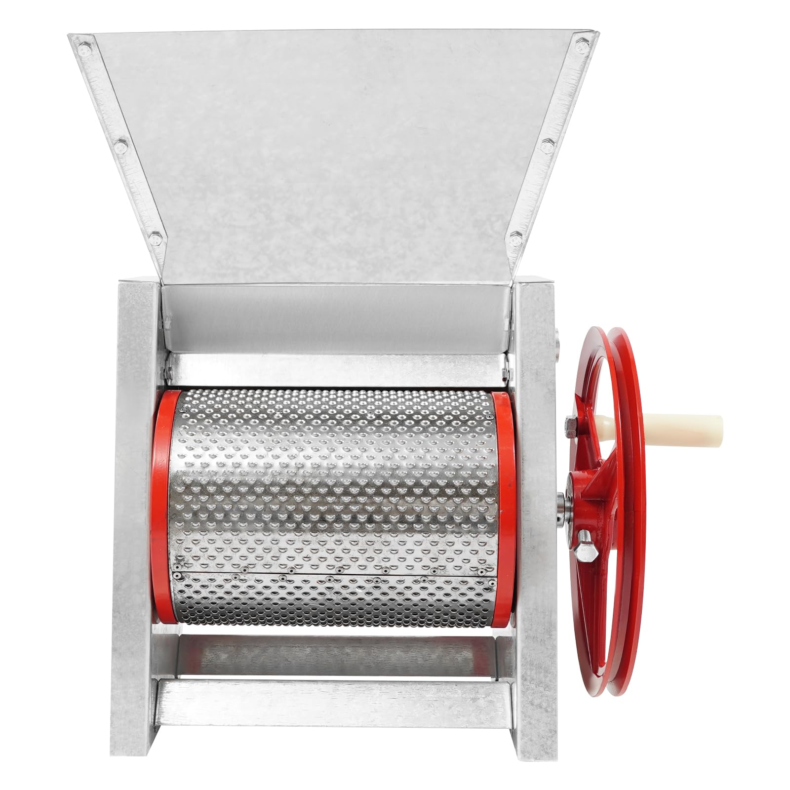 Coffee Bean Peeling Machine,Manual Bean Shelling Machine,Stainless Steel Hand Crank Coffee Beans Sheller,Fresh Beans Peeling Roller with Handle for Coffees Shops/Farms,66.14-220.46Lbs/H Production