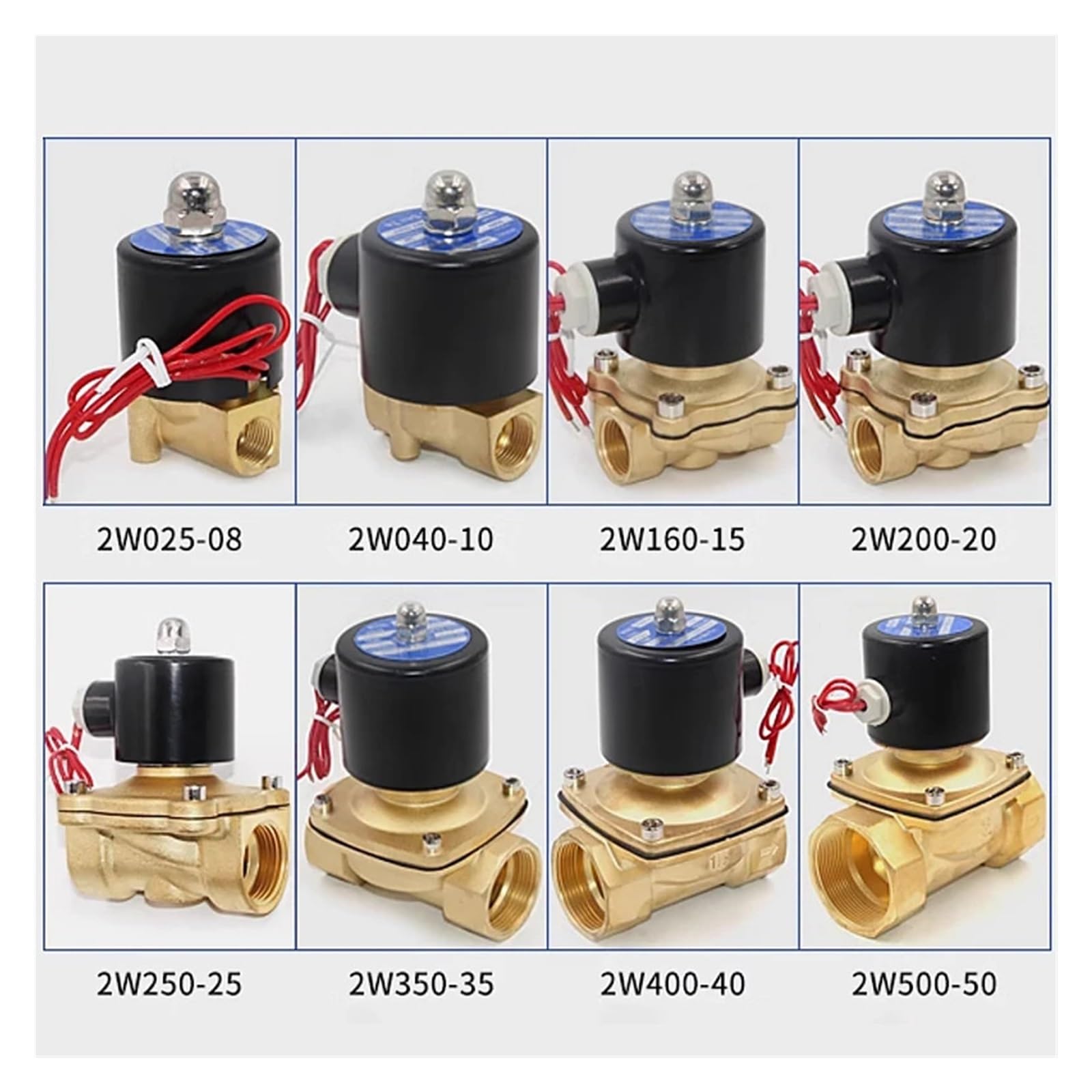 1 szt. Zawór elektromagnetyczny normalnie zamknięty 12 V zawór wodny AC220 V zawór powietrza DN8/10/15/20/25/50 zawór elektryczny 1/4" 3/8" 1/2" 3/4" zawór sterujący (DN8, AC110)