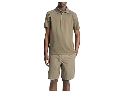 Vince Garment Dye Short Sleeve Polo Men