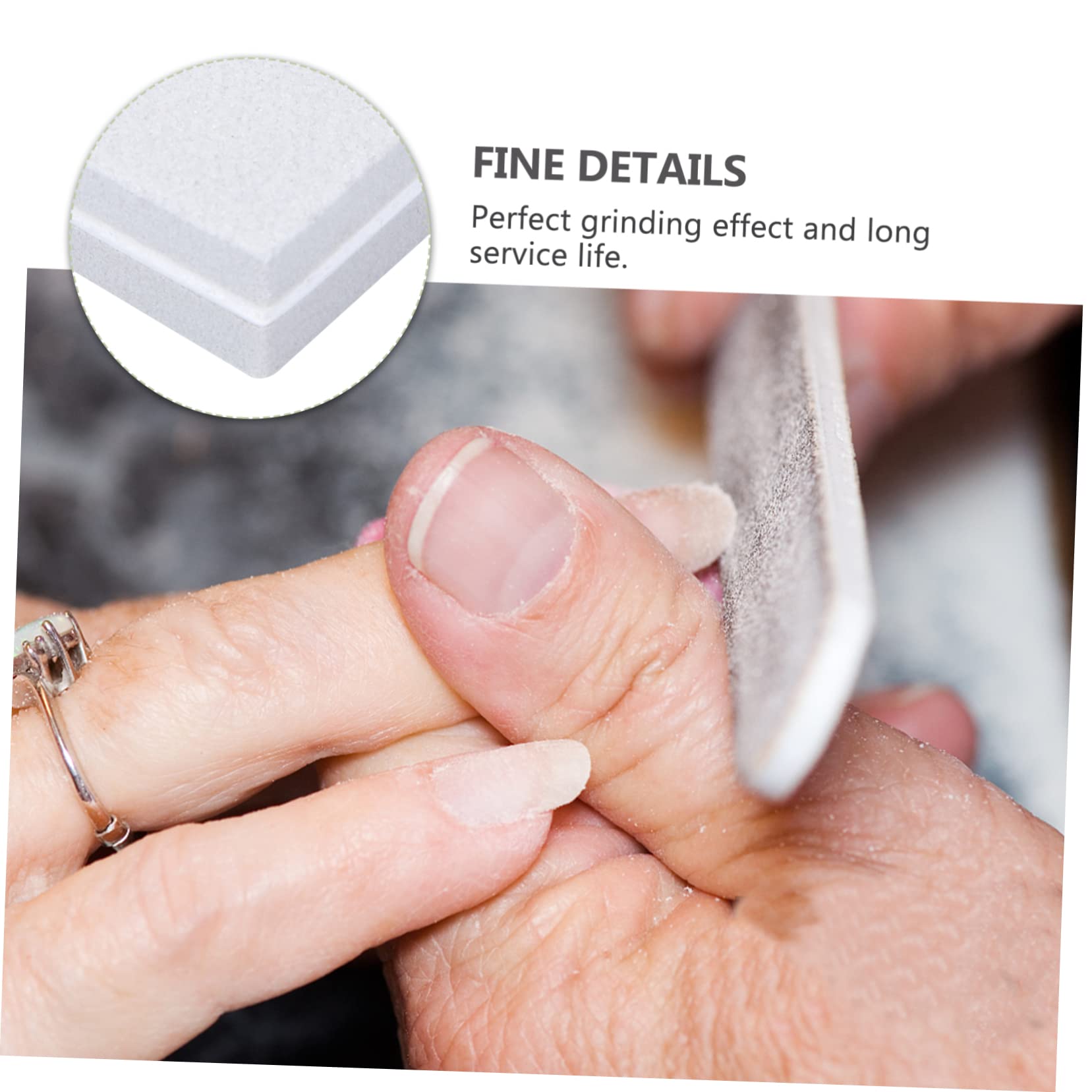 Healvian 120piezas Limas De Uñas Esponja Miniatura Coloridas Para Manicura Herramientas De Pulido y Reparación De Uñas Lijas Suaves y Duraderas