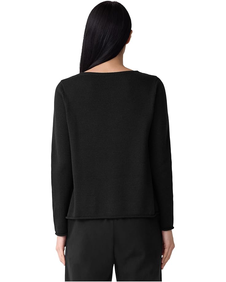 Eileen Fisher Peruvian Cotton Blend Bateau Neck Sweater - #2 of 2