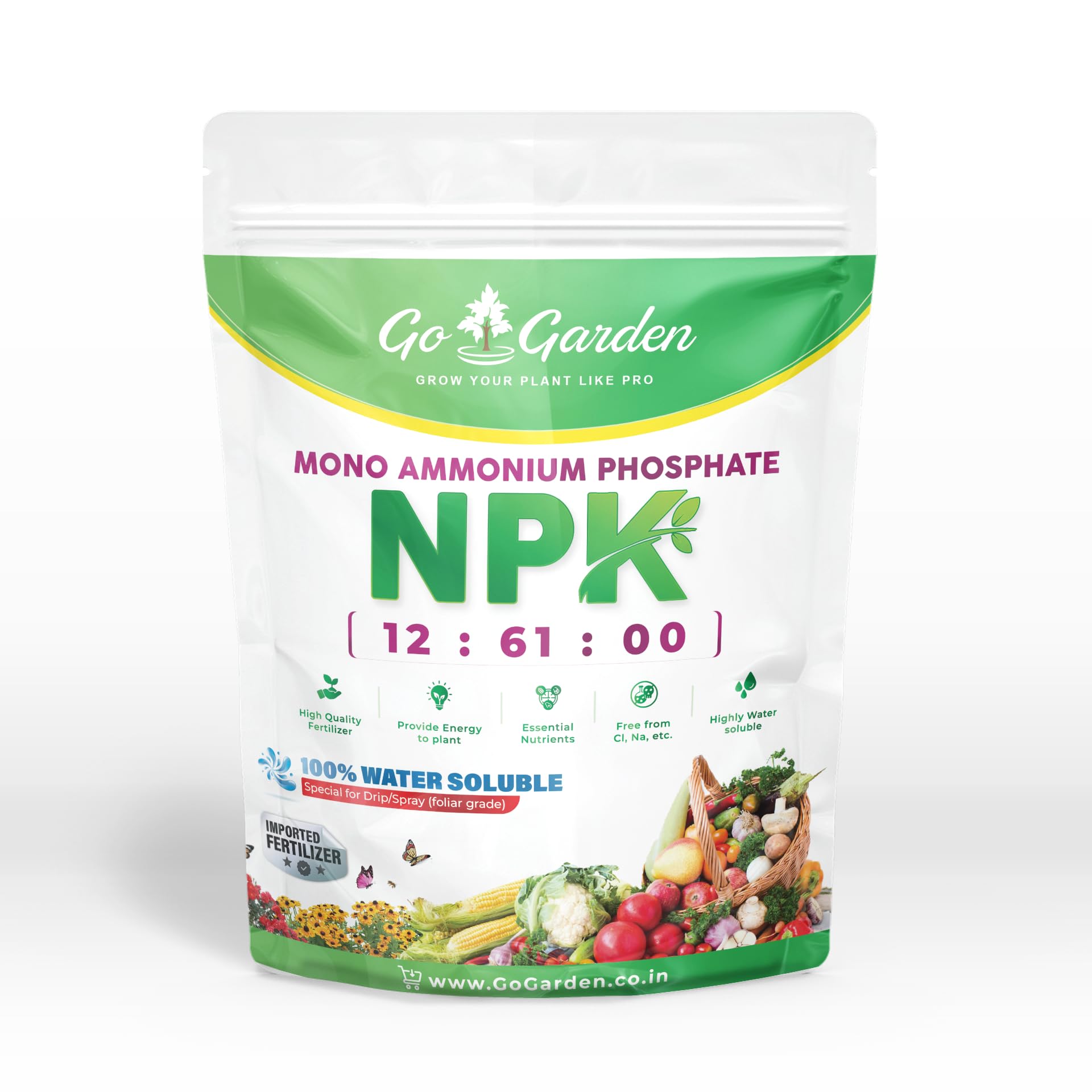 See full amazon price history chart for Go Garden MAP Mono Ammonium Phosphate NPK 12-61-00 Fertilizer | Water Soluble Plant Growth Promoter | 900 Gm for Potted, Hydroponic, Flower, Fruit, Vegetable, and Evergreen Plants Go Garden MAP Mono Ammonium Phosphate NPK 12-61-00 Fertilizer | Water Soluble Plant Growth Promoter | 900 Gm for Potted, Hydroponic, Flower, Fruit, Vegetable, and Evergreen Plants (B0D2WHFDK8) Amazon Price History, Amazon Price Tracker