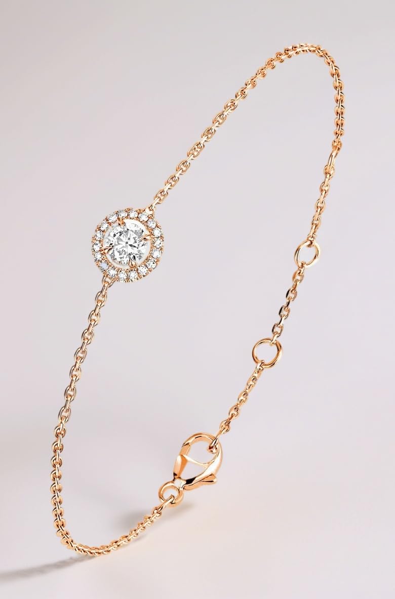 Cubic Zirconia Diamond Adjustable Bracelet for Women & Girls Jewelry for Gift