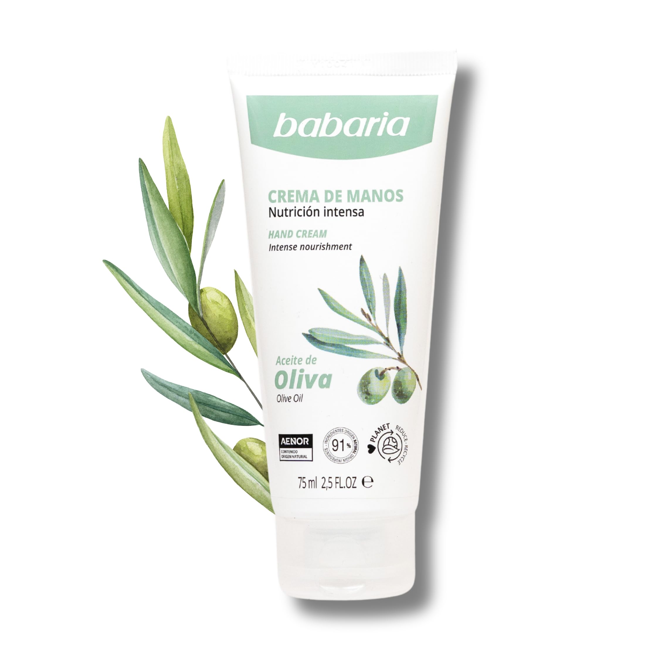 Babaria - Crema Manos Agrietadas y Secas | Crema Manos Reparadora con Aceite de Oliva | Crema Sabañones | Crema de Manos Working Hands