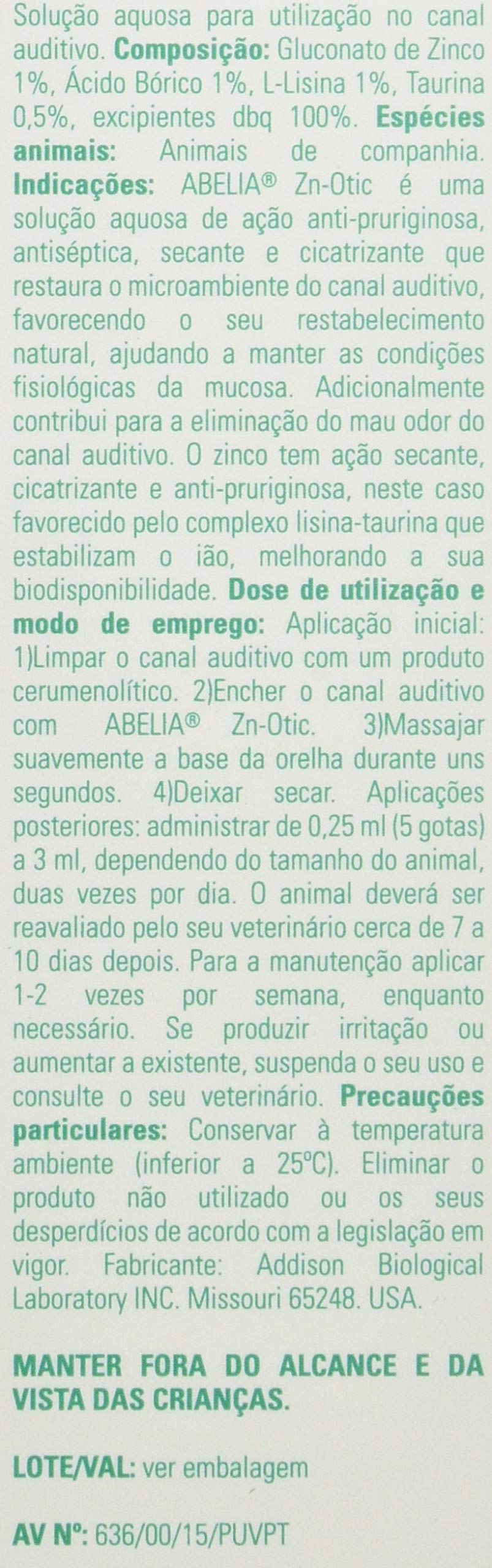 Abelia Zn-Otic Solución Ótica 59ml