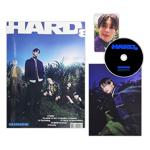 SHINee - 8th Album Hard (Runner Ver.) Cover + CD-R + Photo Book + Photo Card + Bromide + Poster + 4 Hologram Photocards