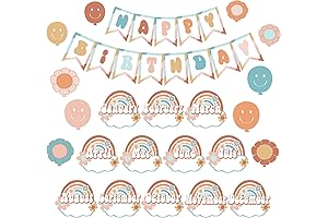 Groovy Boho Happy Birthday Paper-Cuts