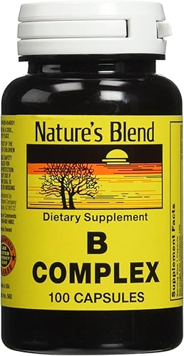 Natures Blend Nature's Blend B Complex Capsules, 100 cápsulas