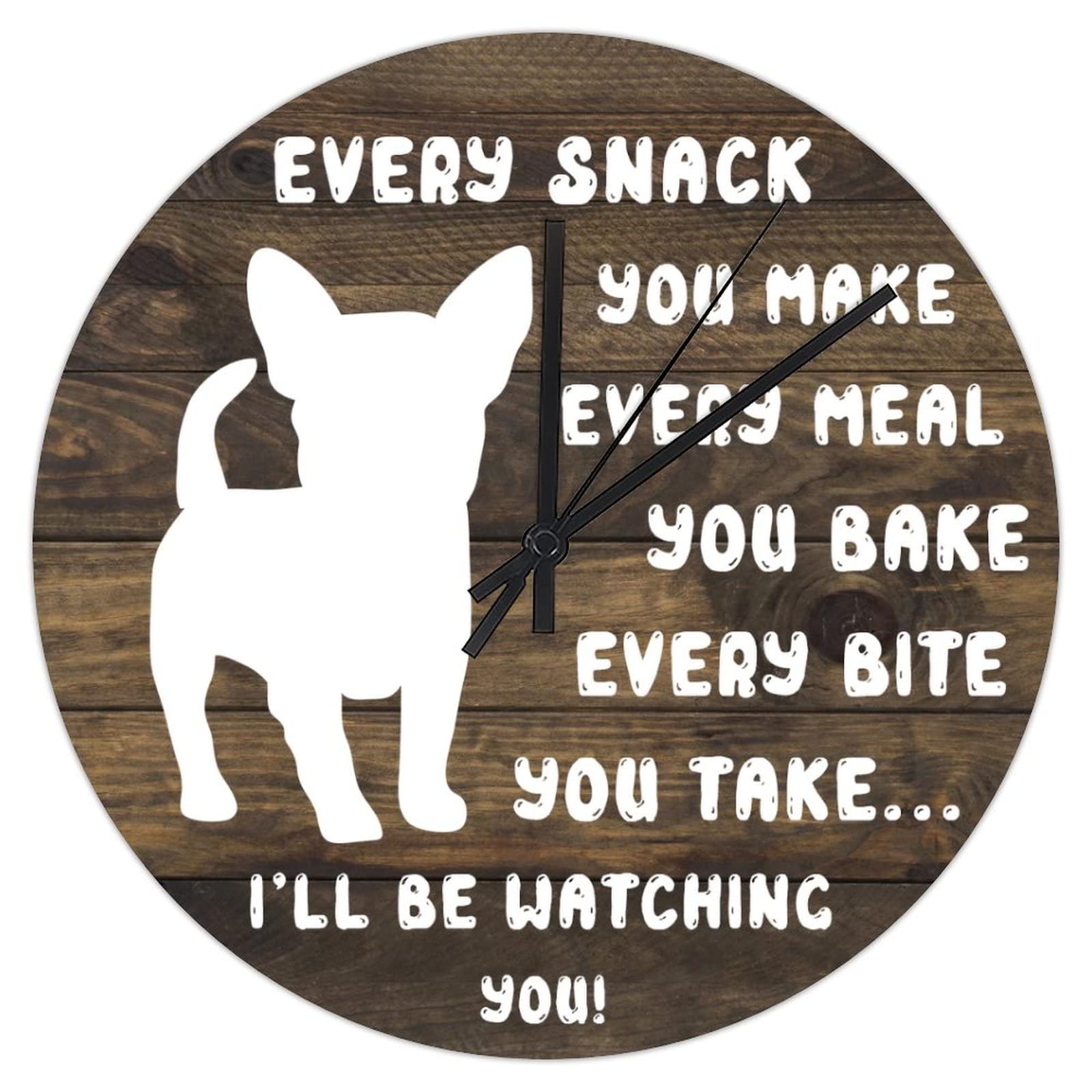 Horloge murale ronde en PVC de 30 cm silencieuse pour la cuisine