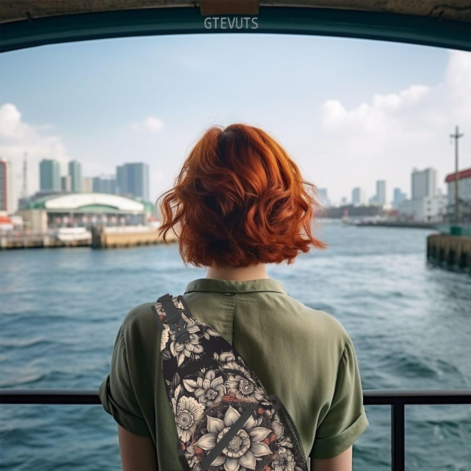 Mandala Sling Backpack Chest Bag Crossbody Shoulder Bag Gym Cycling Travel Hiking Daypack For Men Women