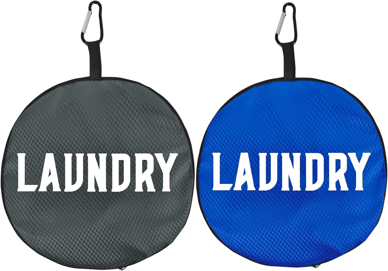 Travel Laundry Bags 2 Pack, Small Foldable Portable Laundry