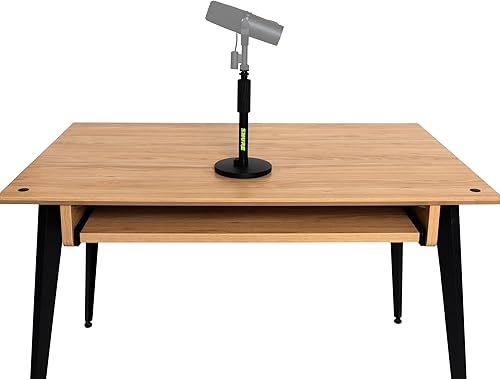 Miniatura 11 de Shure by Gator Soporte de micrófono de escritorio de base redonda con embrague giratorio estándar de altura ajustable y base de 6 pulgadas