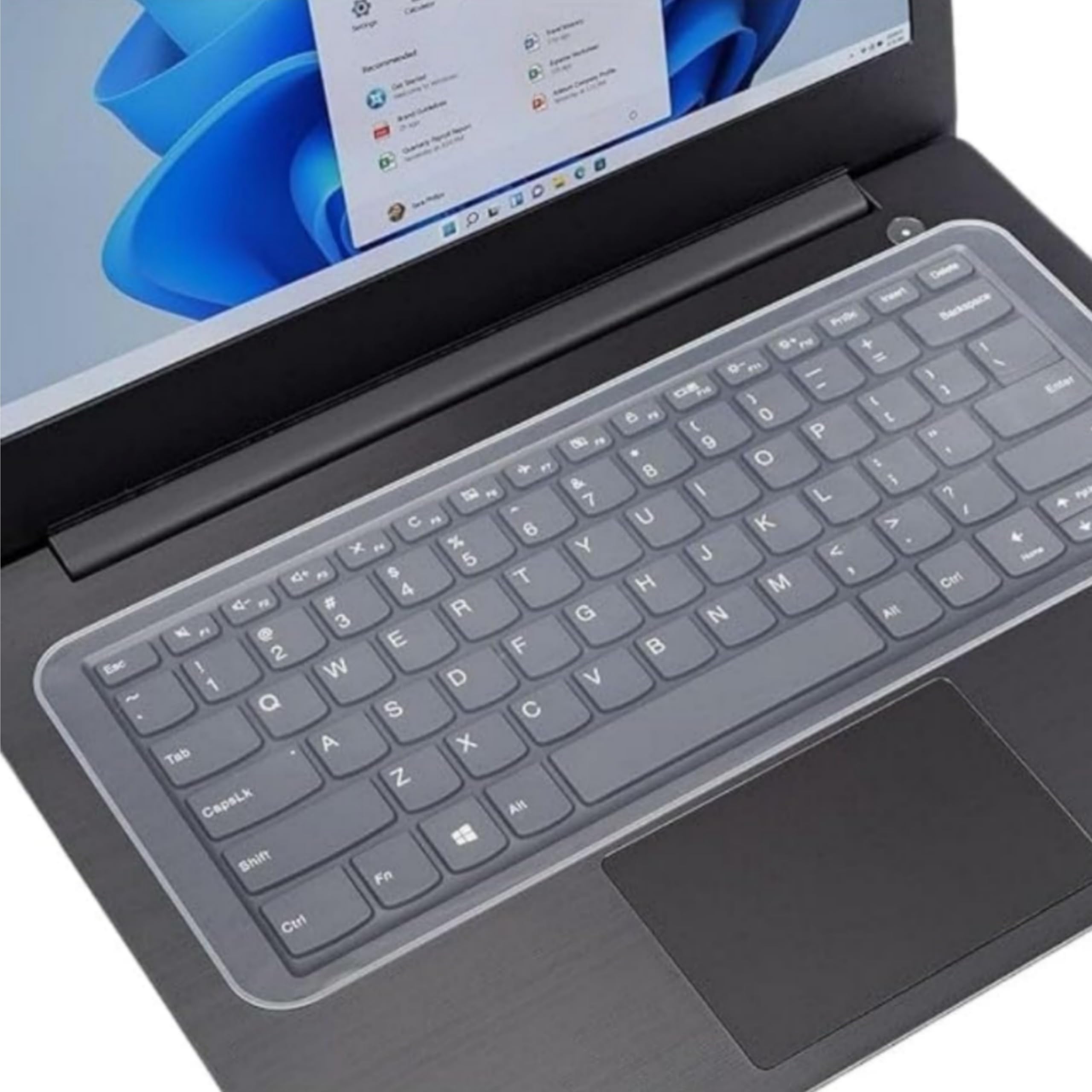 Laptop Keyboard Protector Skin [14.1inch] Transparent Silicone Laptop Keyboard Cover|Flexible Spill-Resistant Dustproof Keyguard for HP Dell Lenovo Acer ASUS Toshiba-image-11
