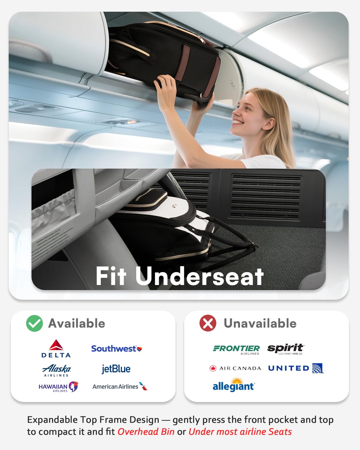 Mochila de rodinhas feminina, mochila de viagem de 40 cm com rodas, mochila vertical para laptop, bagagem de mão sob o assento para trabalho de negócios, bolsa elegante para… em promoção! Veja a oferta e mais achadinhos de Bolsas 9 Hoje é o melhor dia para comprar Mochila de rodinhas feminina, mochila de viagem de 40 cm com rodas, mochila vertical para laptop, bagagem de mão sob o assento para trabalho de negócios, bolsa elegante para… com aquele preço maroto! Promoção! Aproveite a oferta! 9