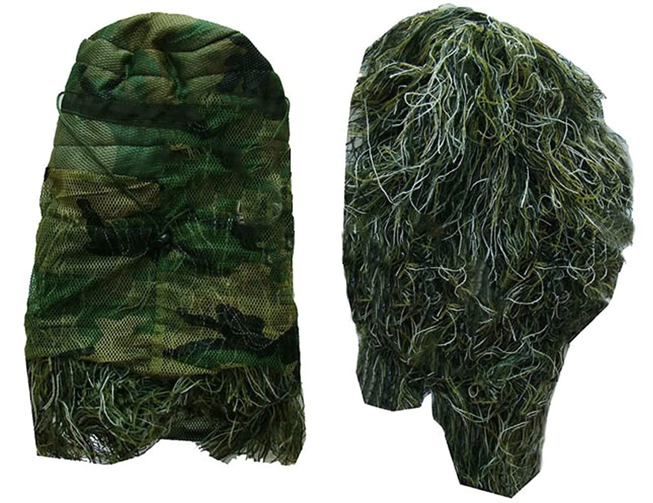 Ghillie Jagd Poncho, Woodland Poncho, Camouflage Kleidung Ghillie Anzug, Camo Umhang Umhang für Airsoft, Jagd, Wildlife Fotografie, Vogelbeobachtung