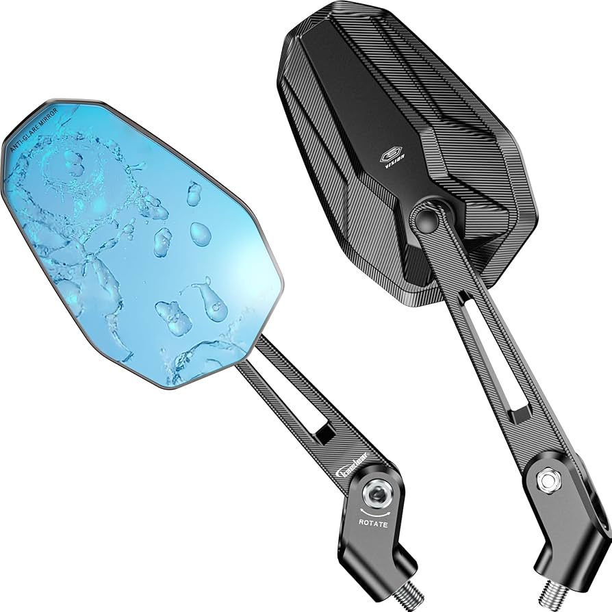 Amazon | Kaedear(カエディア) バイク ミラー バイクミラー 折りたたみ Amazon | Kaedear(カエディア) バイク ミラー バイクミラー 折りたたみ