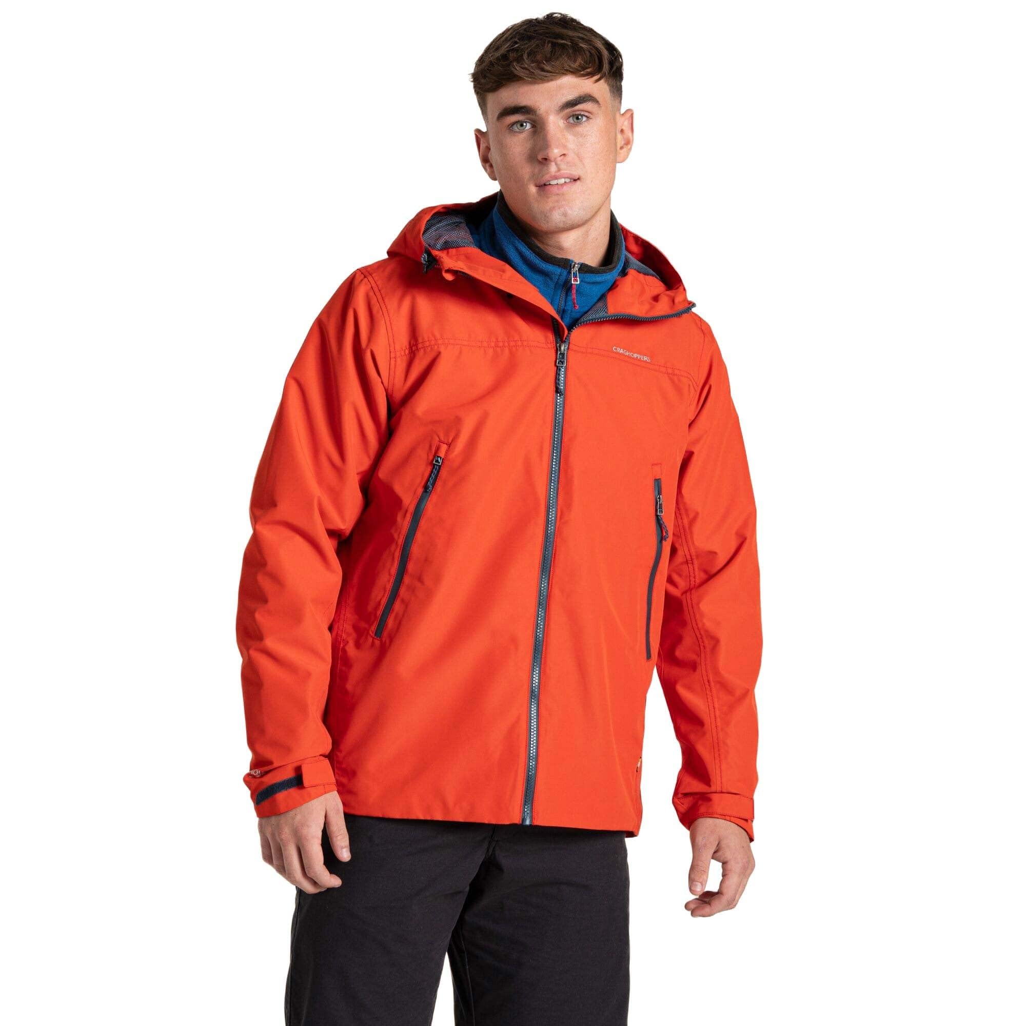 Craghoppers Men's Pito Red Vanth Waterproof Jacket: : Colour: Pito Re Medium