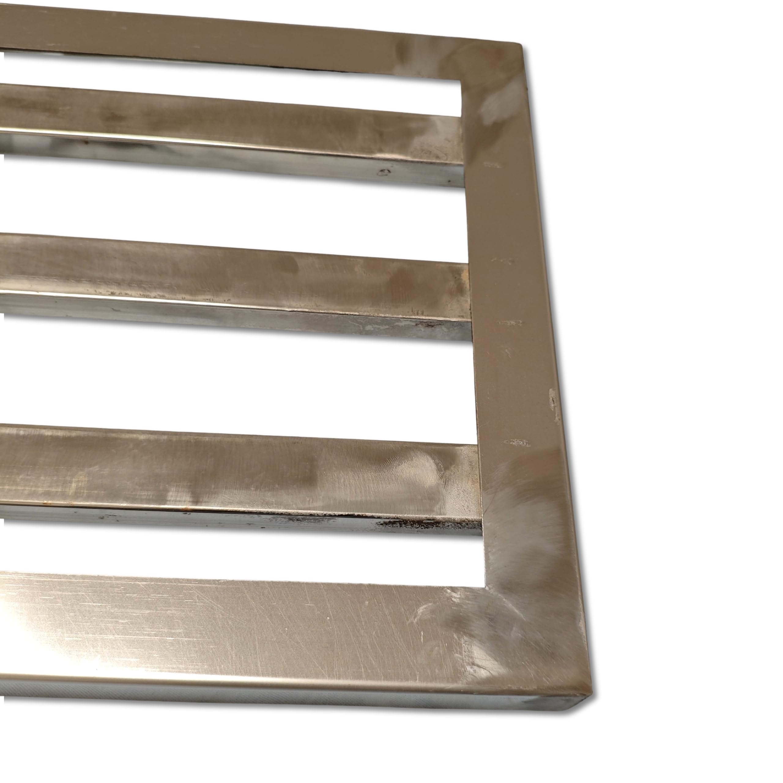 Triple XL Rasenrakel 118 x 30 cm aus Carbonstahl – Profi Leveling Rake ohne Stiel – Flächenebner für große Rasenflächen – 3,4 kg – Ø 22 mm Stielaufnahme
