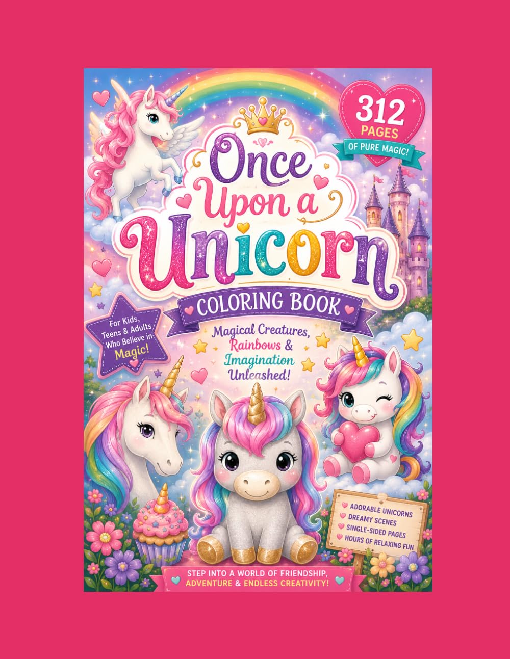 Once Upon A Unicorn: Magical Creatures, Rainbows & Imagination Unleashed