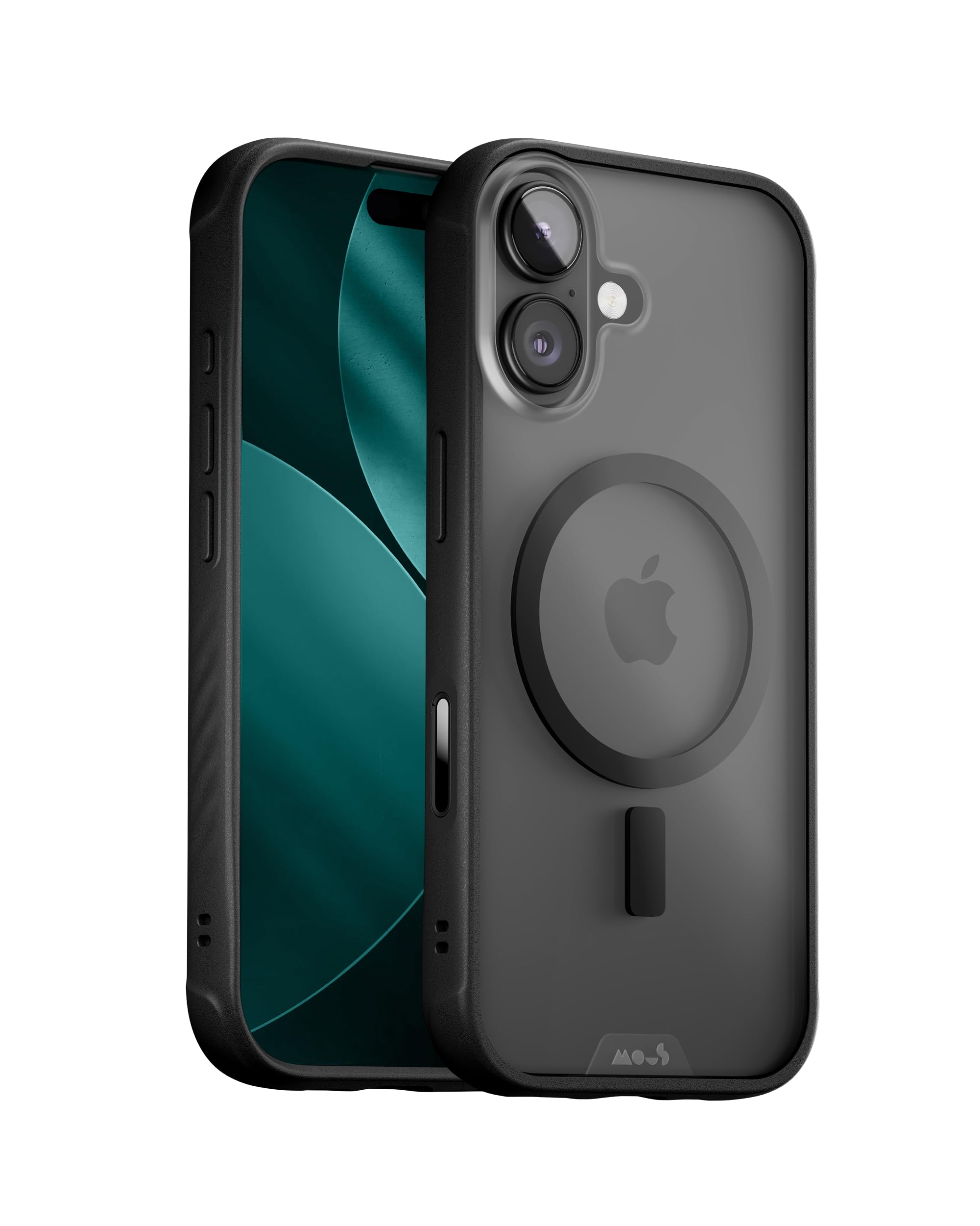 Mous Cover Magnetica per iPhone 17 6,3 Pollici, Compatibile con MagSafe - Clarity - Custodia Anti-Ingiallimento per iPhone 17 - Antiurto, Anti-Graffio, Trasparente