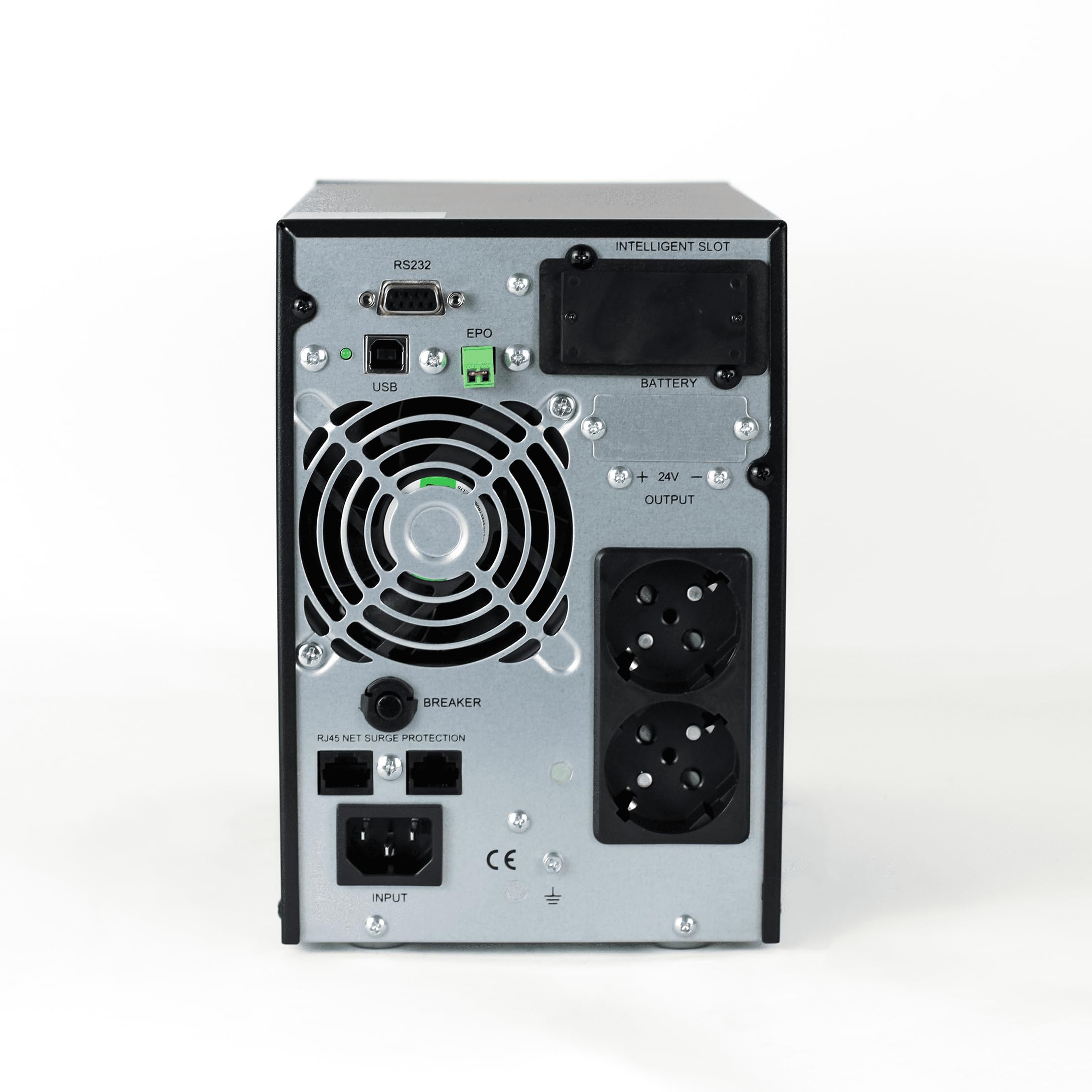 Master U-Power SAI UPS 1000VA 900W Online Doble Conversión, Onda Senoidal Pura, 2 Schuko, Baterías 2x12V 9Ah