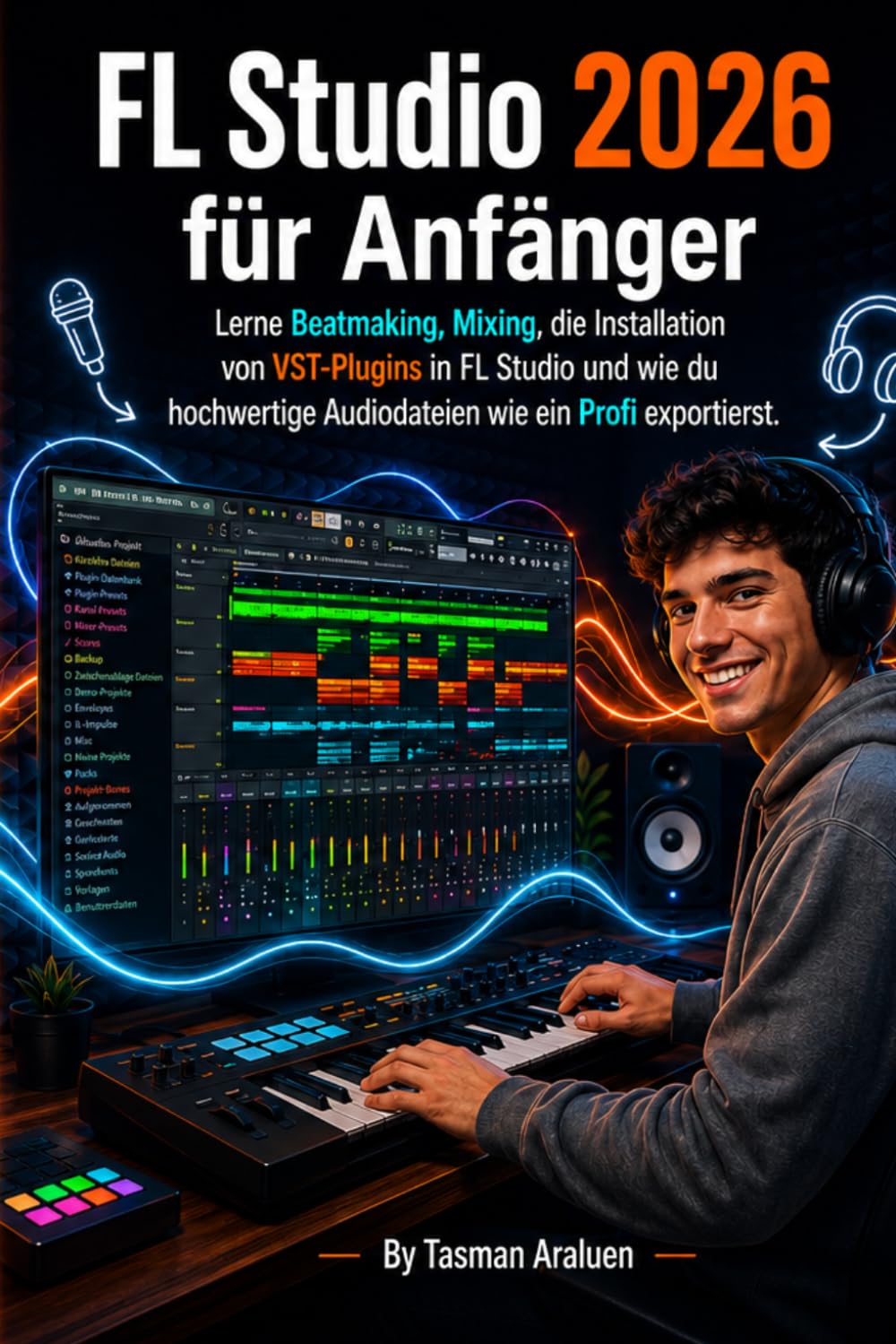 FL Studio 2026 für Anfänger: Lerne Beatmaking, Mixing, die Installation von VST-Plugins in FL Studio und wie du hochwertige Audiodateien wie ein Profi exportierst.
