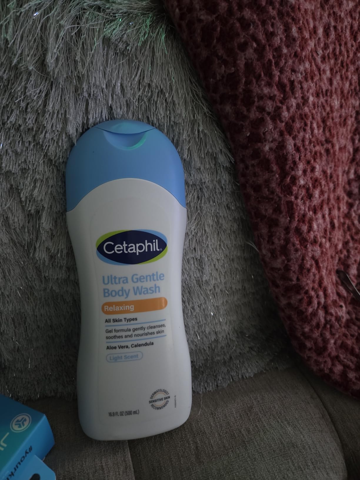 Cetaphil Ultra Gentle Relaxing Body Wash, For Dry to Normal, Sensitive Skin, 16.9oz, with Aloe Vera, Calendula, Vitamin B5, Hypoallergenic, Dermatologist Tested