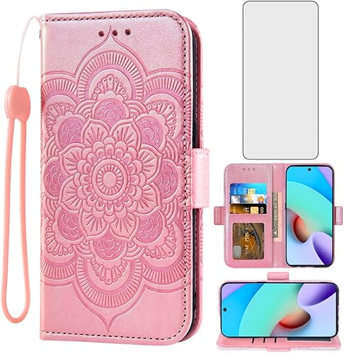 Asuwish Funda de teléfono para Xiaomi Redmi Note 11S11 4G con protector de pantalla de vidrio templado y soporte de tarjeta de crédito, accesorios Asuwish Funda de teléfono para Xiaomi Redmi Note 11S11 4G con protector de pantalla de vidrio templado y soporte de tarjeta de crédito, accesorios